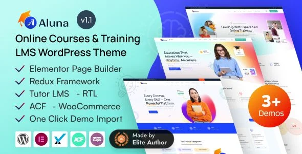 Aluna - Online Courses Training LMS WordPress Theme