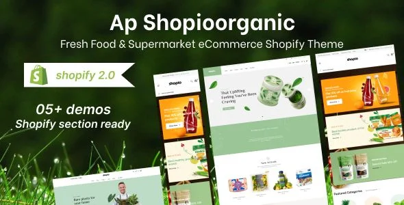 Ap Shopioorganic - Fresh Food Supermarket Shopify Theme