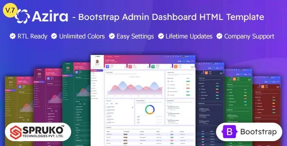 Azira - Admin Dashboard HTML Template