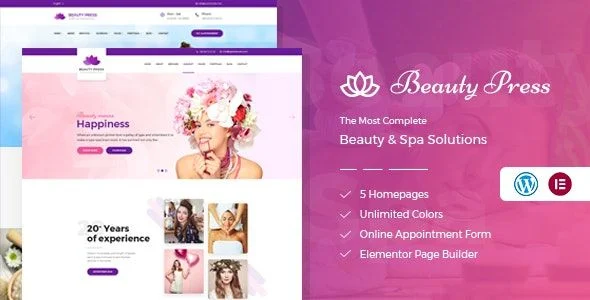 Beauty Salon Spa WordPress Theme
