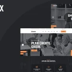 Binifox - Digital Agency Services WordPress Theme
