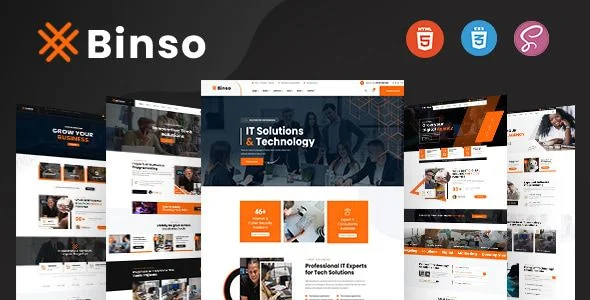 Binso - Digital Agency HTML Template
