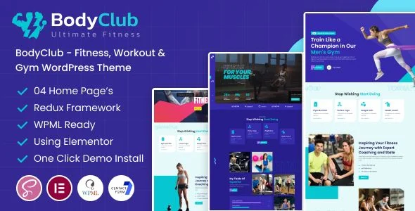 BodyClub - Fitness/ Workout & Gym WordPress Theme