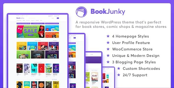 BookJunky - WooCommerce Book Store for WordPress