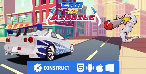 Car vs Missile - HMTL5 Mobile Game