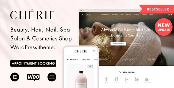 Chérie - Beauty Salon Spa WordPress