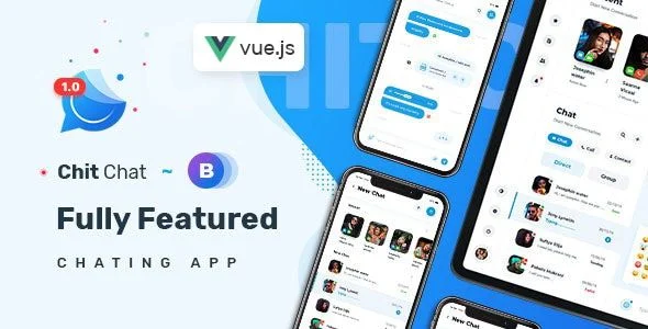 Chitchat - Perfect Chat and Discussion VUE NUXT JS Template