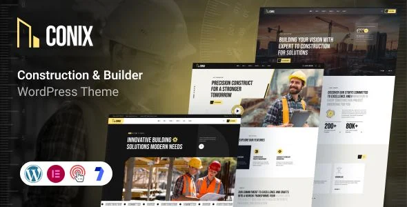 Conix - Construction WordPress Theme