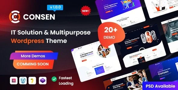 Consen - IT Solution Multi-Purpose WordPress Theme