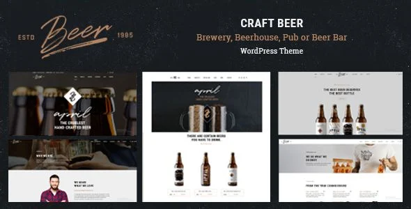Craft Beer - Brewery Pub WordPress Theme