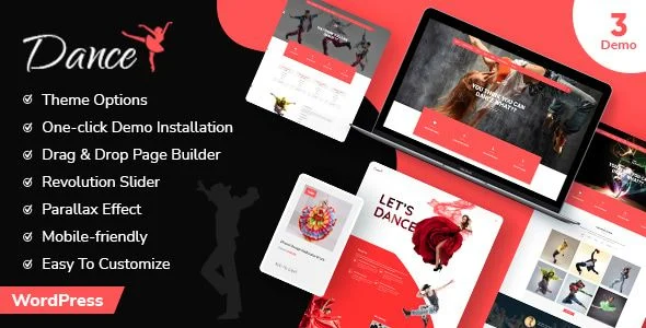 Dance Studio WordPress Theme - Dance Studio