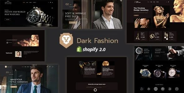 Dark Fashion - Watch/ Jewel Blazer Shopify Theme