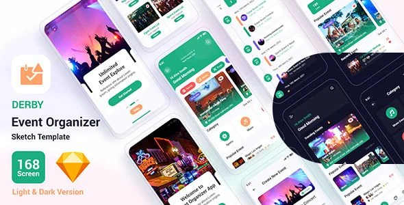 Derby - Event Organizer Sketch Template