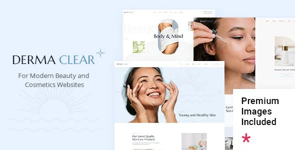 Derma Clear - Beauty Cosmetics Skincare Theme