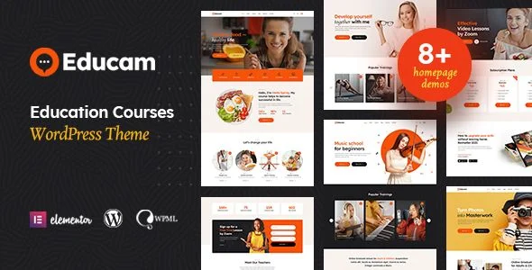 Educam - Education Online Courses WordPress Theme