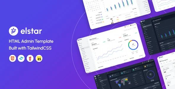Elstar - Tailwind HTML Admin Template