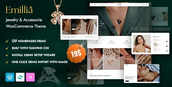 Emillia - Jewelry Fashion Accessories WooCommerce WordPress Theme