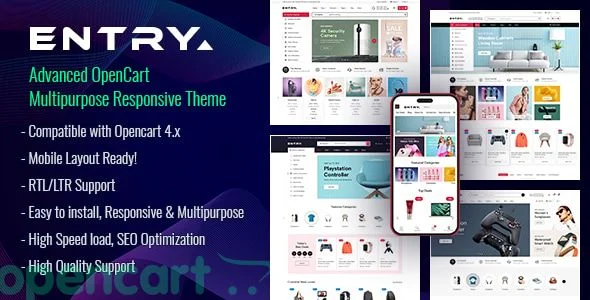 Entry - Advanced OpenCart Multipurpose Responsive Theme