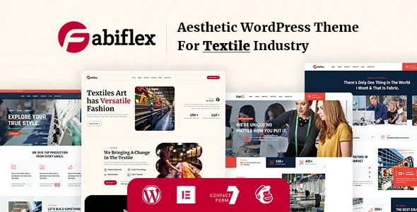 Fabiflex - Textile Industry WordPress Theme