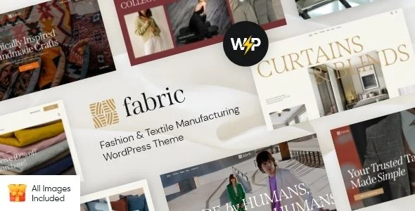 Fabric - Fashion Textile Manufacturing WordPress Theme