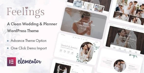 Feelings - Wedding Planner WordPress Theme
