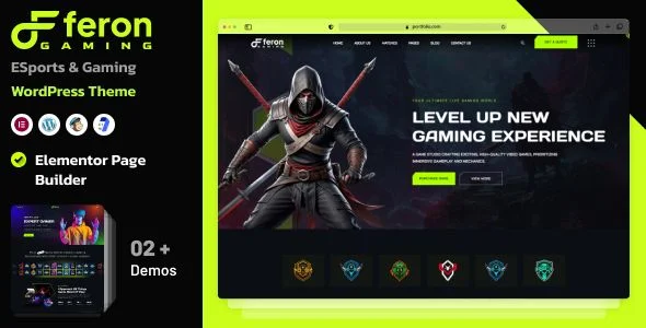 Feron - eSports and Gaming WordPress Theme