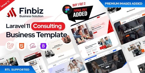 Finbiz - Laravel 11 Consulting Business Template