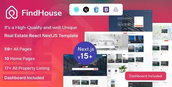 FindHouse - Real Estate React NextJS Template