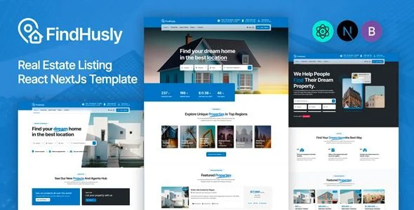 FindHusly - Real Estate Listing React NextJs Template