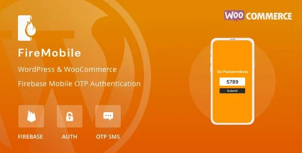 FireMobile- WordPress WooCommerce firebase mobile OTP authentication