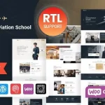 Flynext - Multipurpose Aviation WordPress Theme + RTL