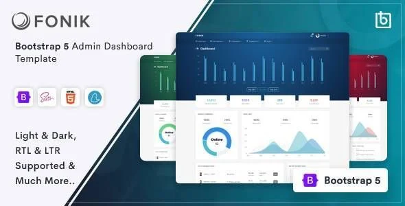 Fonik - Admin Dashboard Template