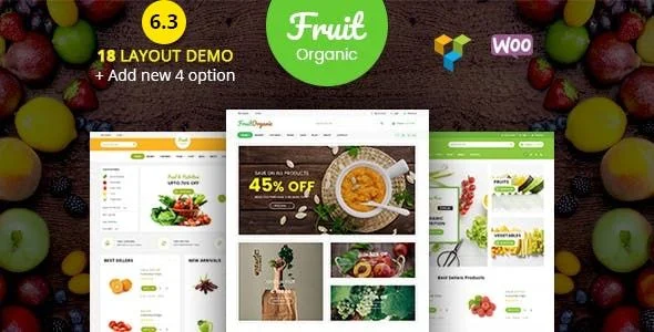 Food Fruit - Organic Farm/ Natural RTL Responsive WooCommerce WordPress Theme
