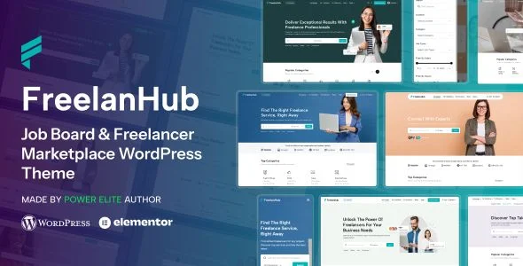 Freelanhub - Job Board Freelance Marketplace WordPress Theme