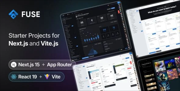 Fuse React - NextJS Vite Admin Dashboard Template