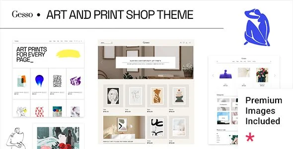 Gesso - Art Print Shop Theme