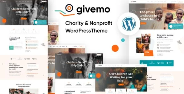 Givemo - Charity Nonprofit WordPress Theme