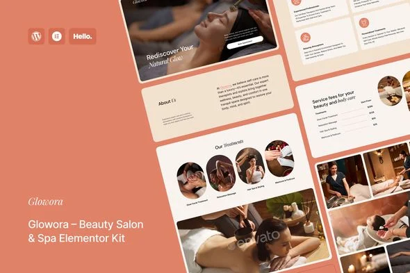 Glowora - Beauty Salon Spa Elementor Kit