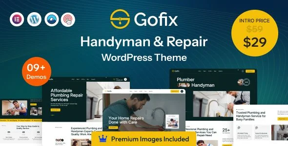 Gofix - Handyman Repair Service WordPress Theme