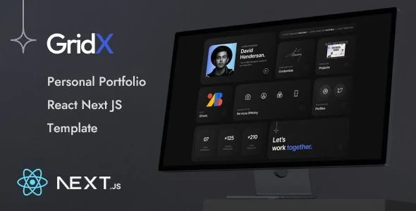 GridX - Personal Portfolio React Next Template