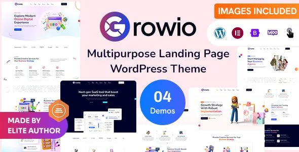 Growio - Landing Page WordPress Theme