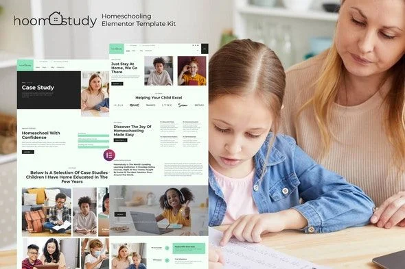 Hoomstudy - Homeschooling Elementor Template Kit