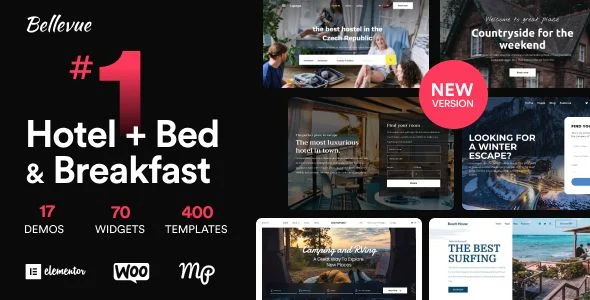 Hotel + Bed and Breakfast Booking Calendar Theme - Bellevue