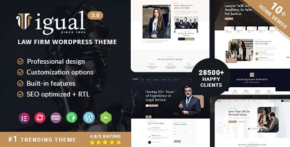 Igual - Law Firm WordPress Theme for Attorneys
