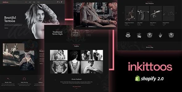 inkittoos - Tattoo Salon Shopify Theme