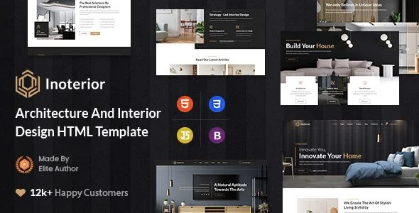 Inoterior - Architecture Interior Designer Html5 Template