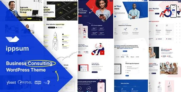Ippsum - Business Consulting WordPress Theme