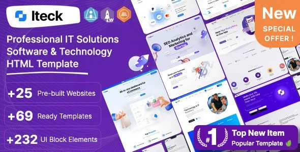 Iteck - Software Technology HTML Template