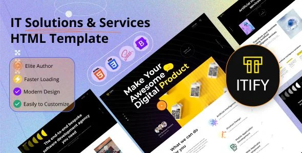 Itify - IT Solutions Services HTML Template