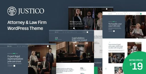 Justico - Attorney Law Firm WordPress Theme